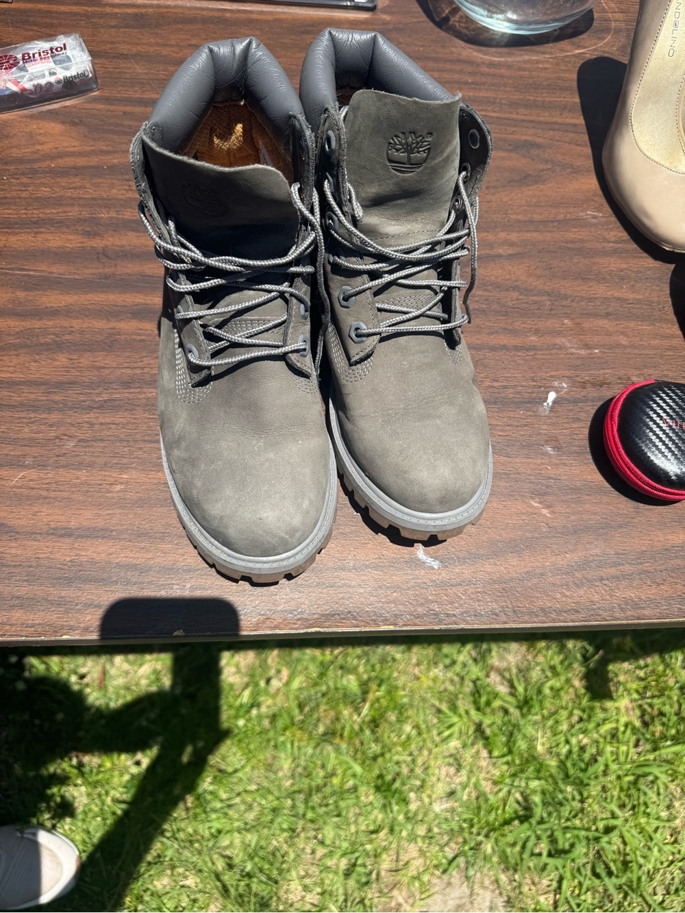 Timberland Gray Work Boots